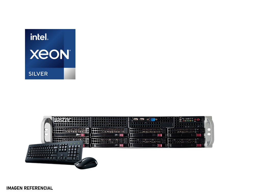 Servidor Vastec Xeon Silver 4514Y 2.0/3.49 GHz, 960GB SSD, 32GB DDR5 + KM105